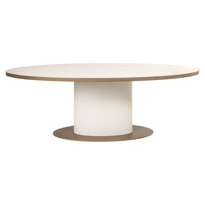 Tivoli Oval Dining Table 230cm - White Richmond 1