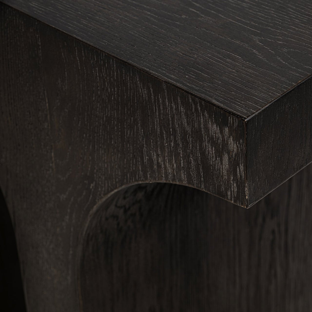 Ashford Oak Arched Console Table - Dark Brown Richmond 6