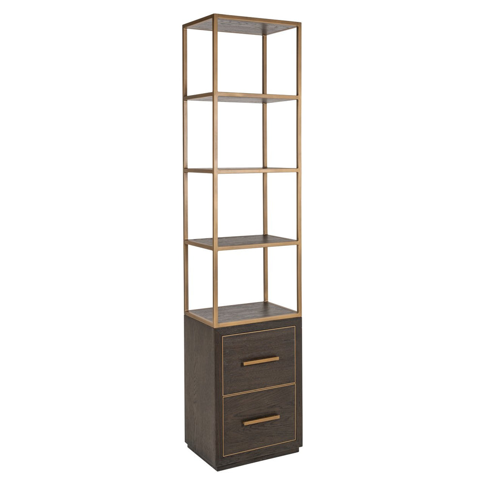 Carter Small Display Cabinet - Brown Richmond 2