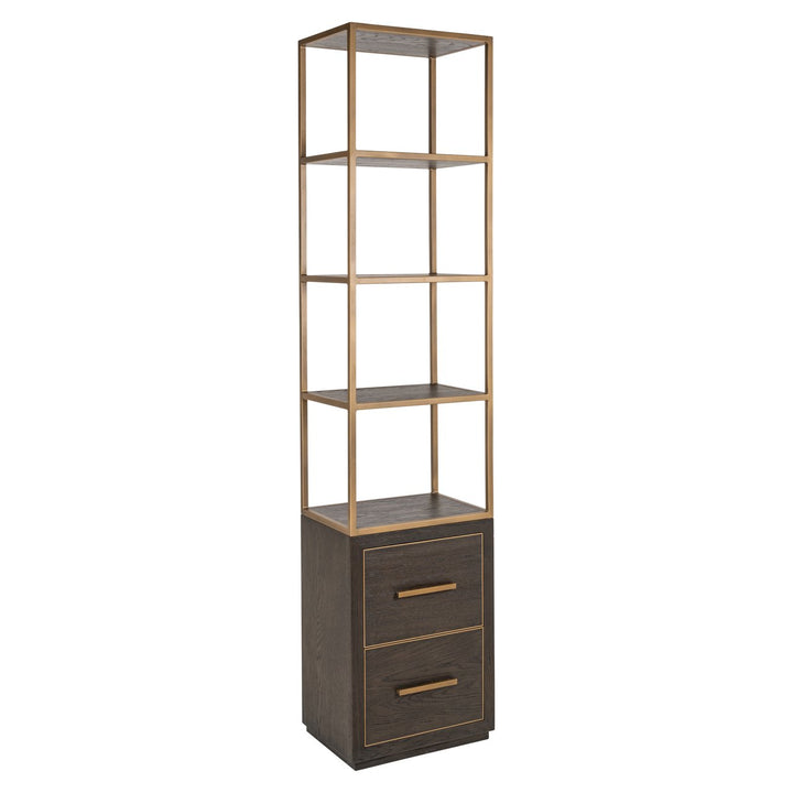 Carter Small Display Cabinet - Brown Richmond 2