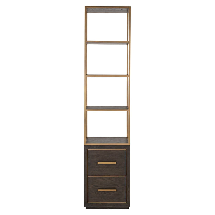 Carter Small Display Cabinet - Brown Richmond 1