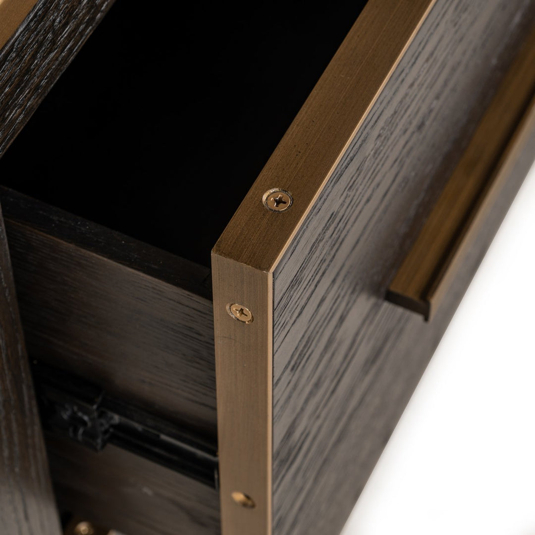 Carter Small Display Cabinet - Brown Richmond 7