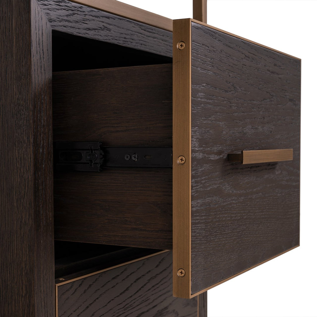 Carter Small Display Cabinet - Brown Richmond 8