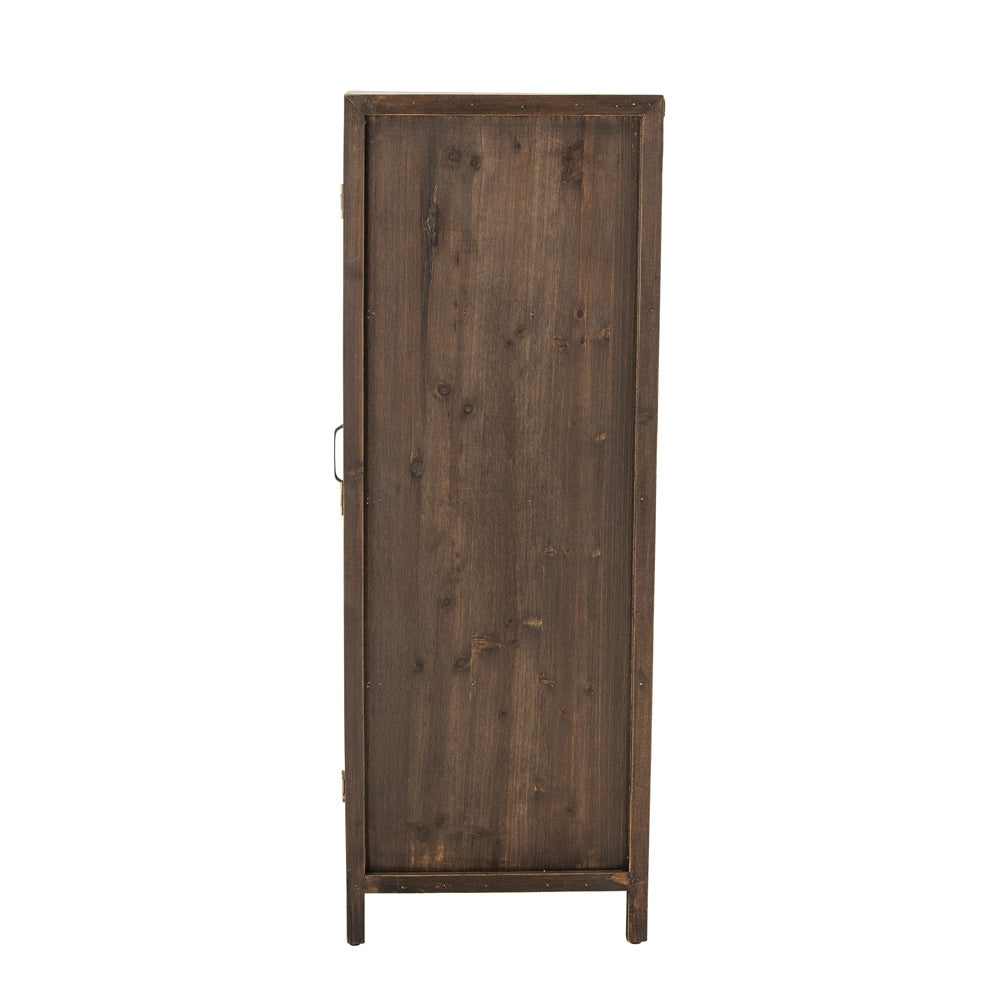 Bloomingville Marl Brown Firwood Cabinet