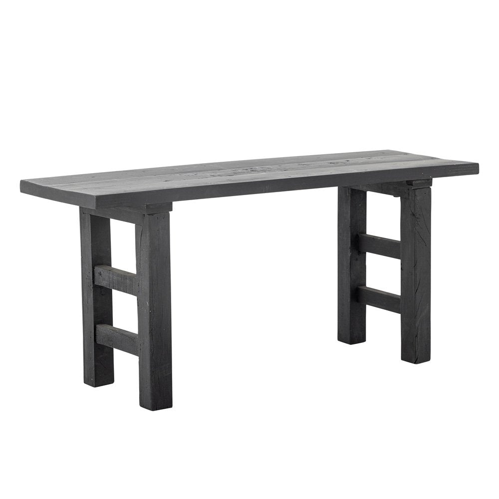 Riber Bench - Black Reclaimed Wood Bloomingville 3
