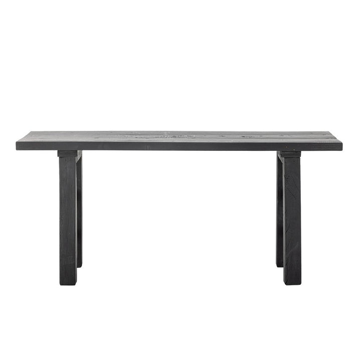 Riber Bench - Black Reclaimed Wood Bloomingville 1