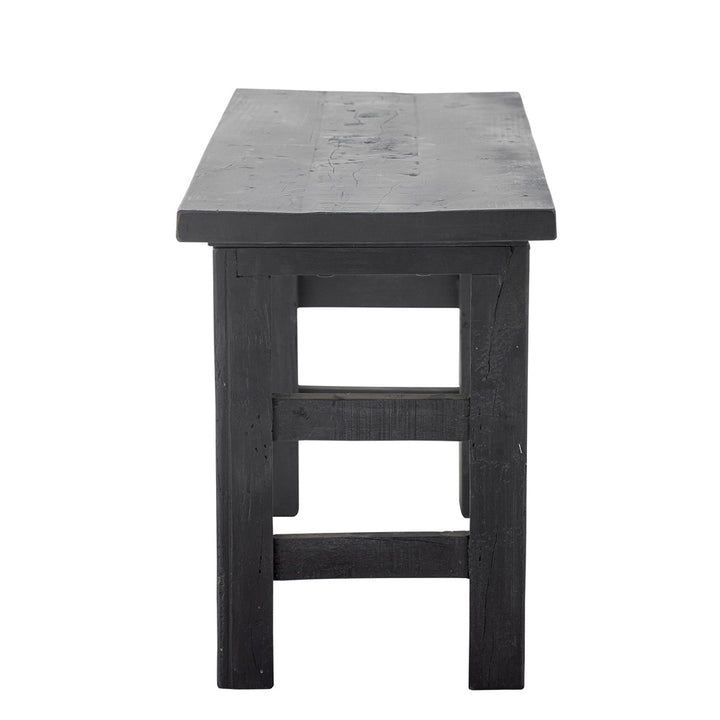 Riber Bench - Black Reclaimed Wood Bloomingville 4