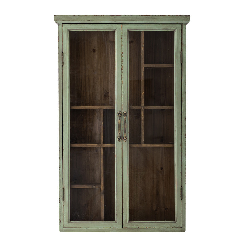 Bloomingville Hazem Green Firwood Cabinet