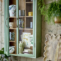 Bloomingville Hazem Green Firwood Cabinet