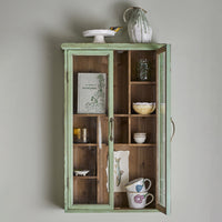 Bloomingville Hazem Green Firwood Cabinet