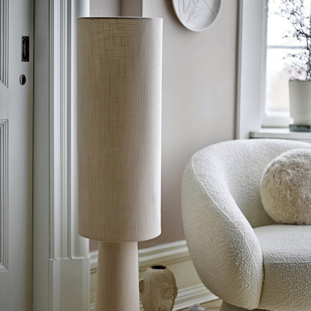 Bloomingville Emmie Linen Floor Lamp