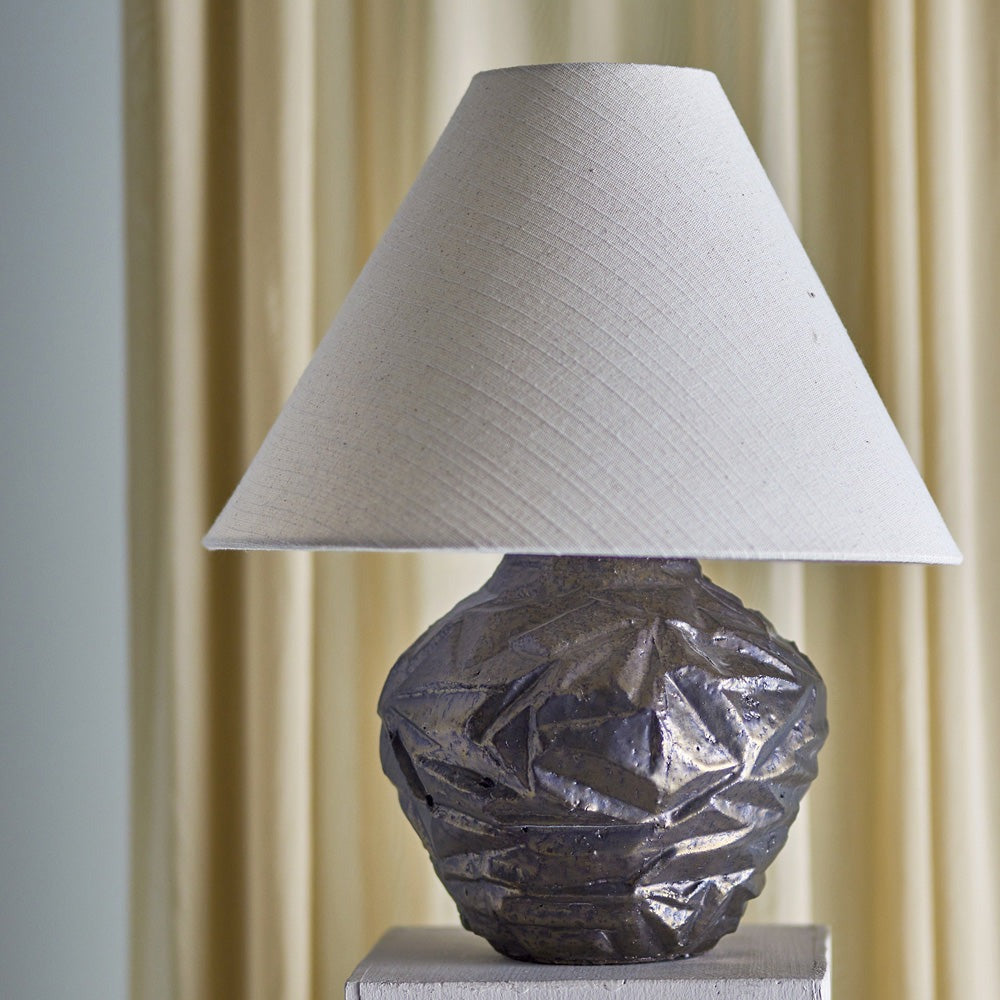 Bloomingville Carolla Brown Stoneware Table Lamp