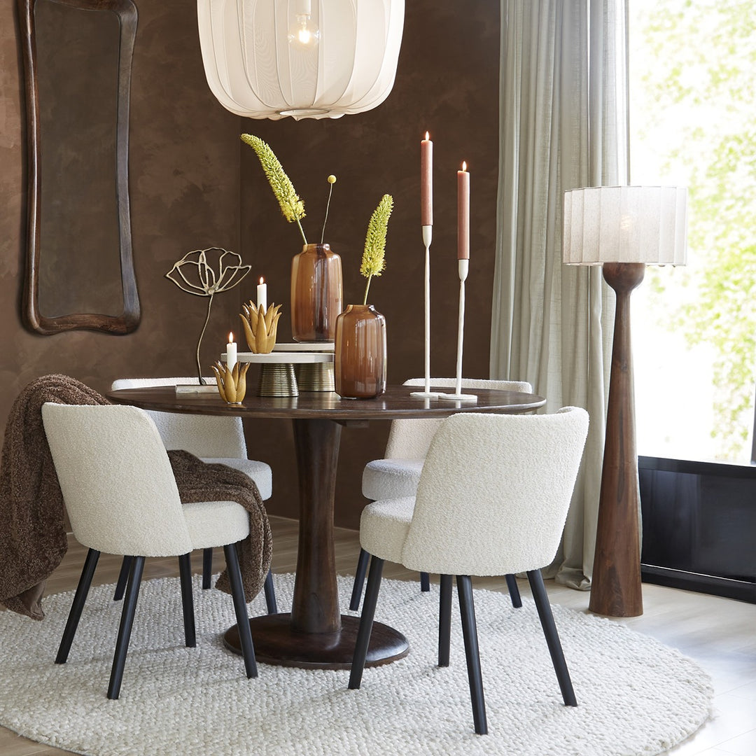 Festina Wooden Floor Lamp - Russet Light & Living 3