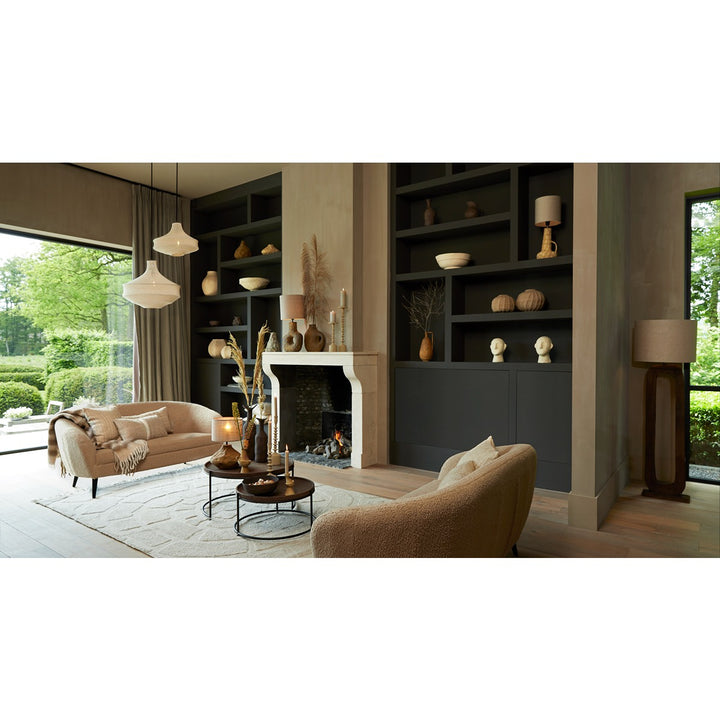 Kelafo Wooden Floor Lamp - Chocolate Brown Light & Living 2