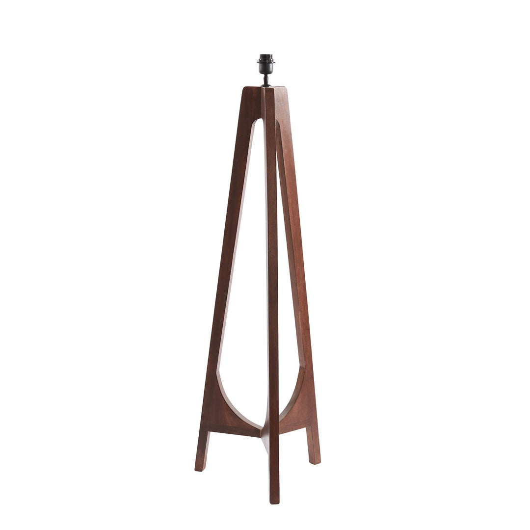 Troina Wooden Floor Lamp - Russet Light & Living 1