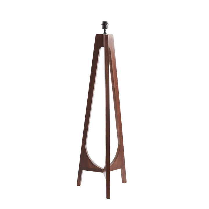 Troina Wooden Floor Lamp - Russet Light & Living 1