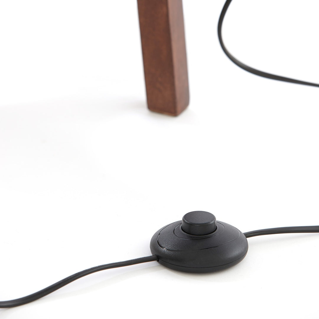Troina Wooden Floor Lamp - Russet Light & Living 7