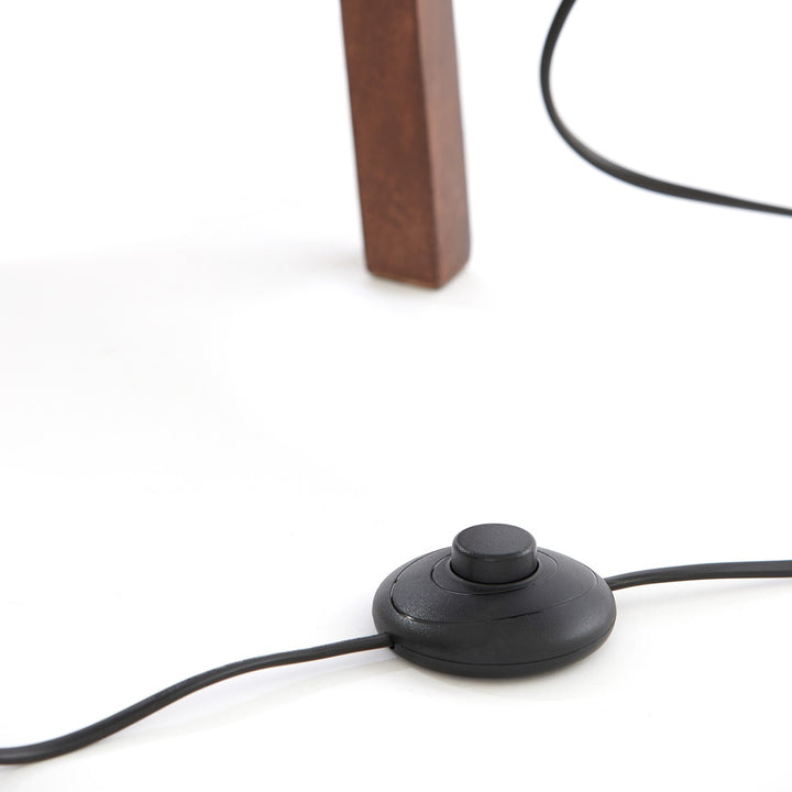 Troina Wooden Floor Lamp - Russet Light & Living 7