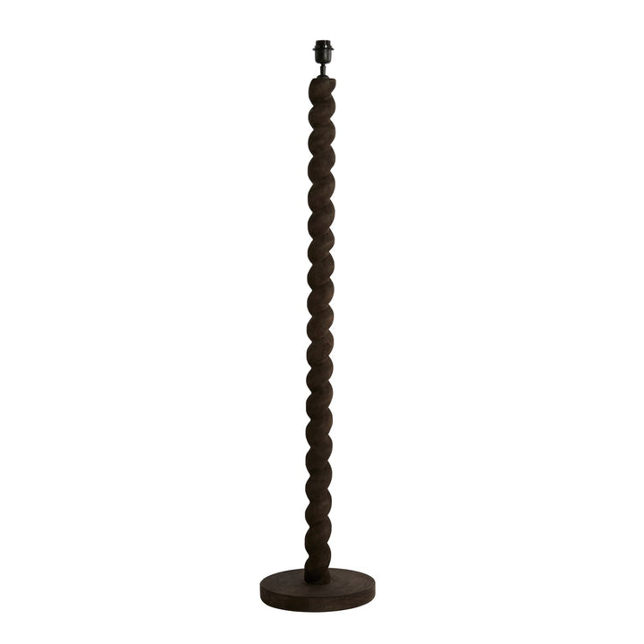 Nanno Wooden Floor Lamp - Grey Brown Light & Living 1