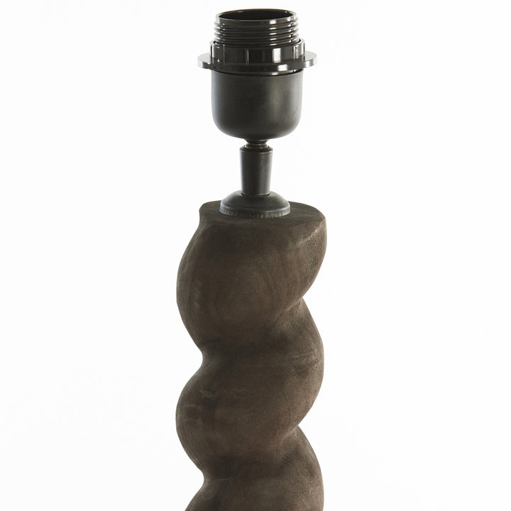 Nanno Wooden Floor Lamp - Grey Brown Light & Living 3