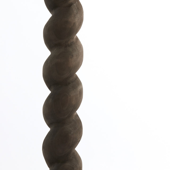 Nanno Wooden Floor Lamp - Grey Brown Light & Living 4