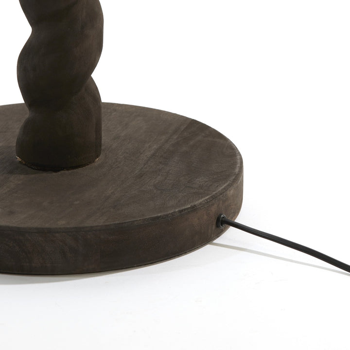 Nanno Wooden Floor Lamp - Grey Brown Light & Living 5