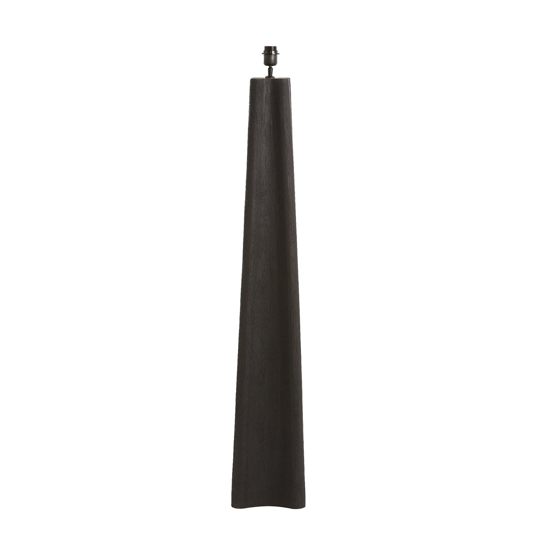 Navelli Wooden Floor Lamp - Black Light & Living 1