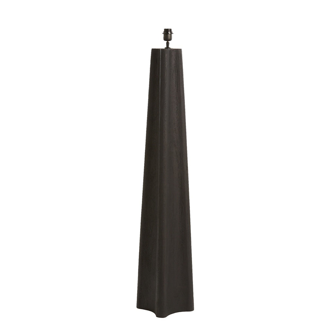 Navelli Wooden Floor Lamp - Black Light & Living 2
