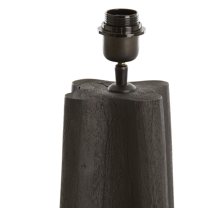 Navelli Wooden Floor Lamp - Black Light & Living 3