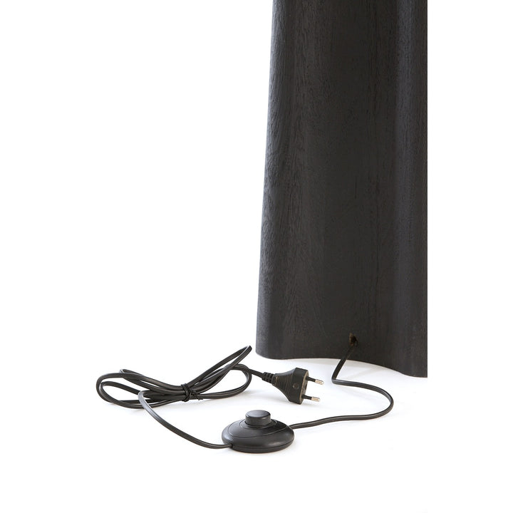 Navelli Wooden Floor Lamp - Black Light & Living 5
