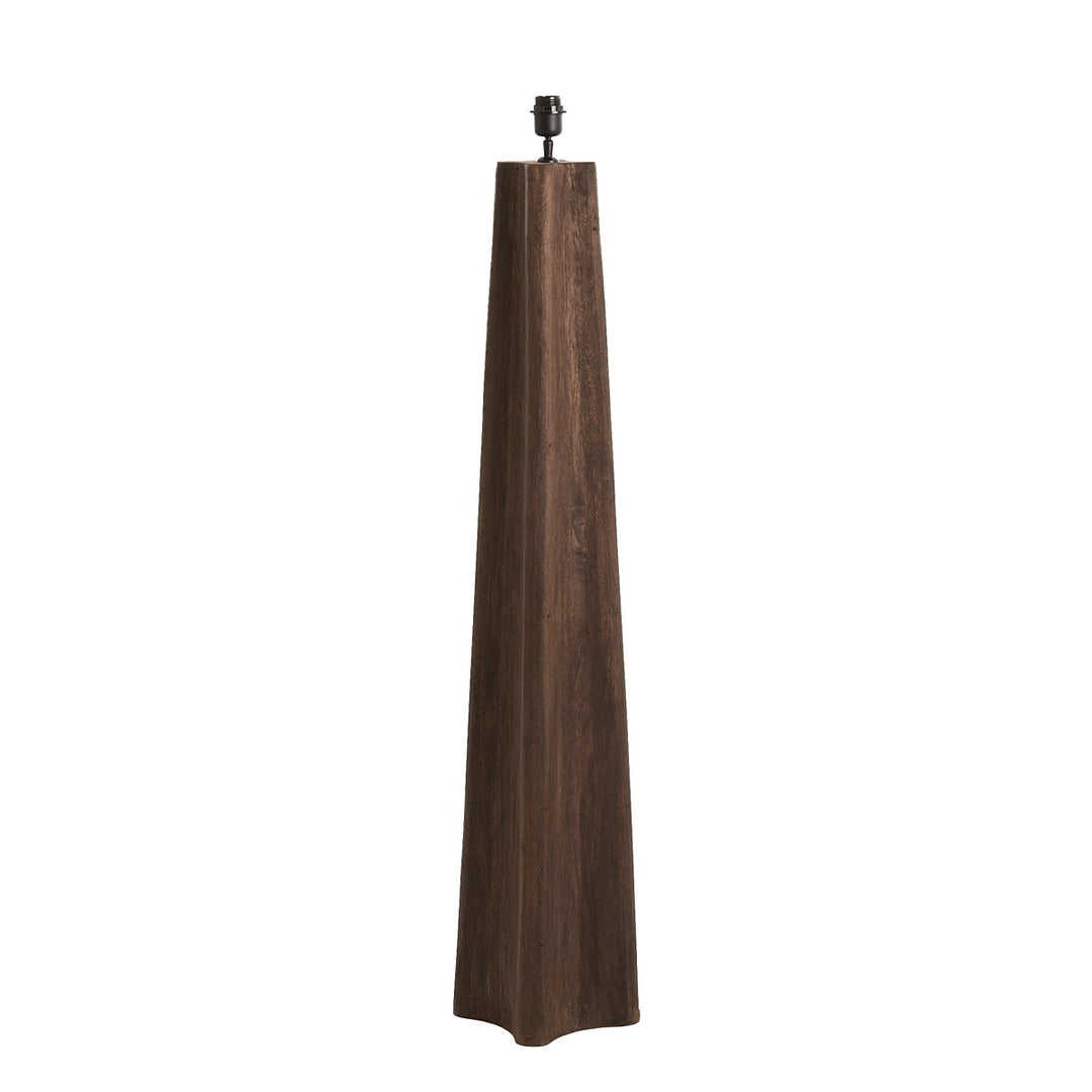 Navelli Wooden Floor Lamp - Grey Brown Light & Living 2