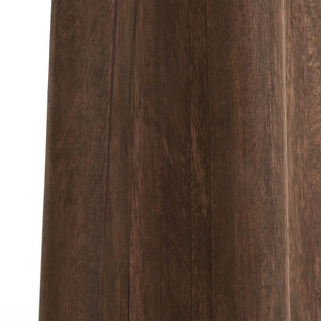 Navelli Wooden Floor Lamp - Grey Brown Light & Living 4