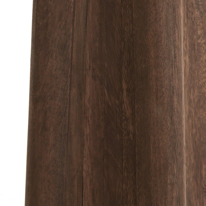 Navelli Wooden Floor Lamp - Grey Brown Light & Living 4