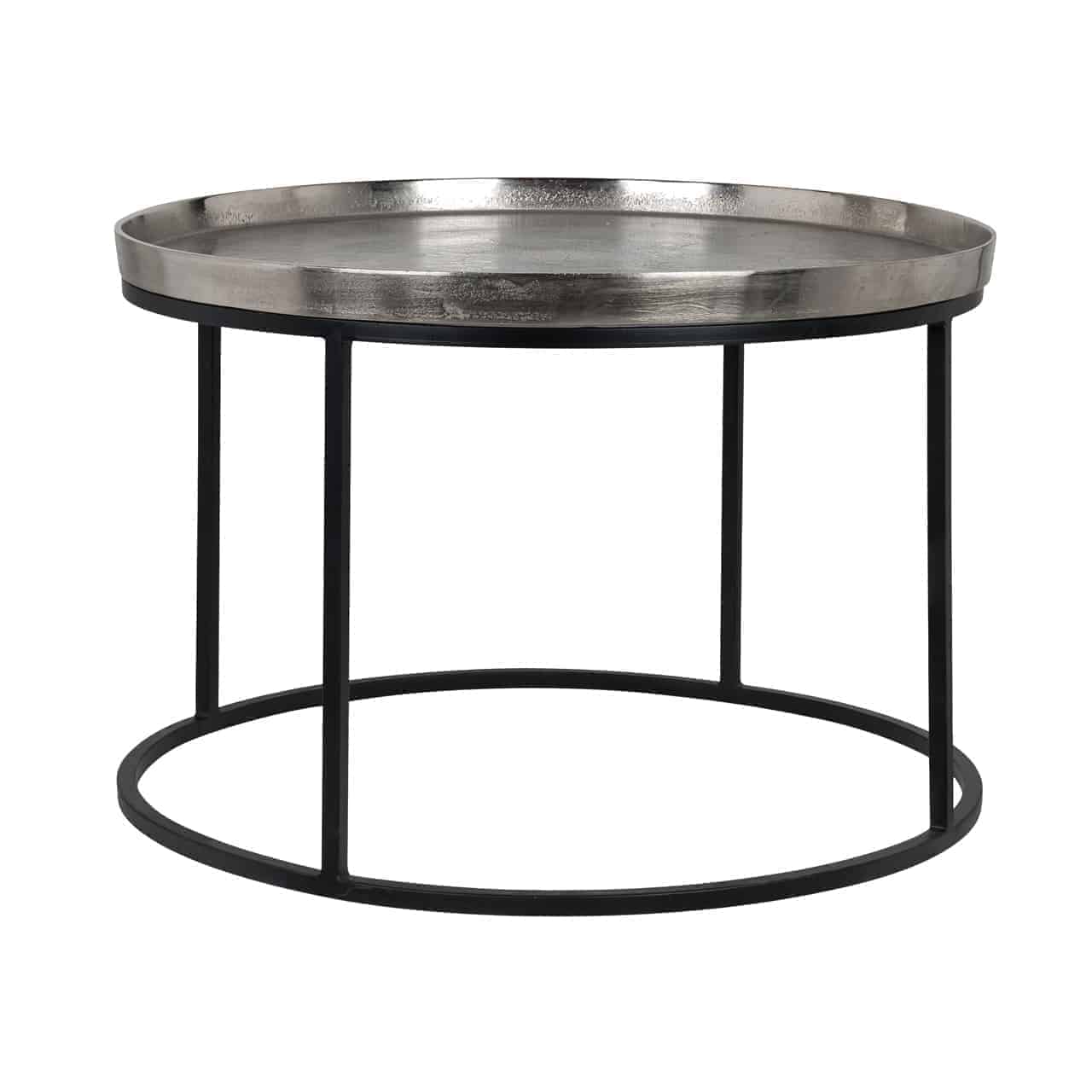 Richmond Lyam Silver And Black Coffee Table