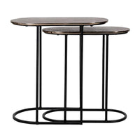 Richmond Chandon Champagne Gold And Black Nest Table