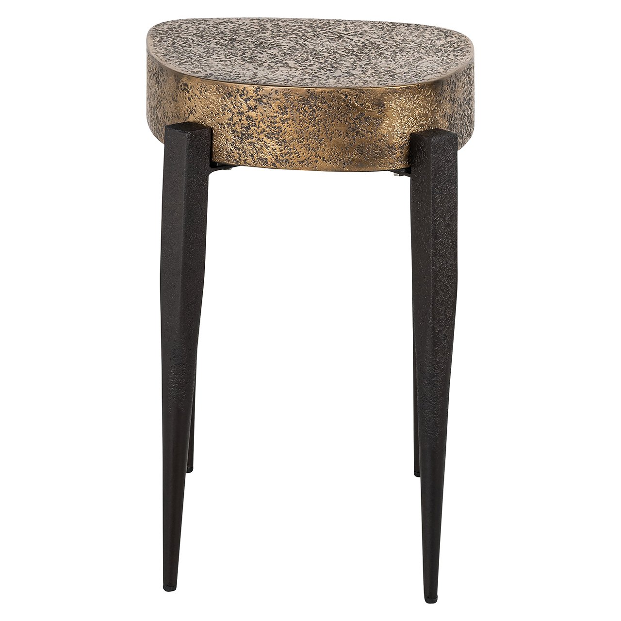 Richmond Interiors Declan Side Table in Gold