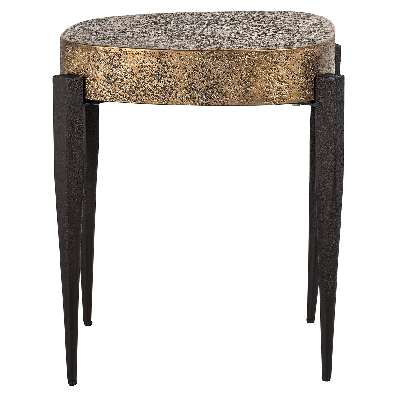 Richmond Interiors Declan Side Table in Gold