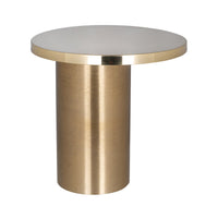 Richmond Interiors Naya Side Table in Gold