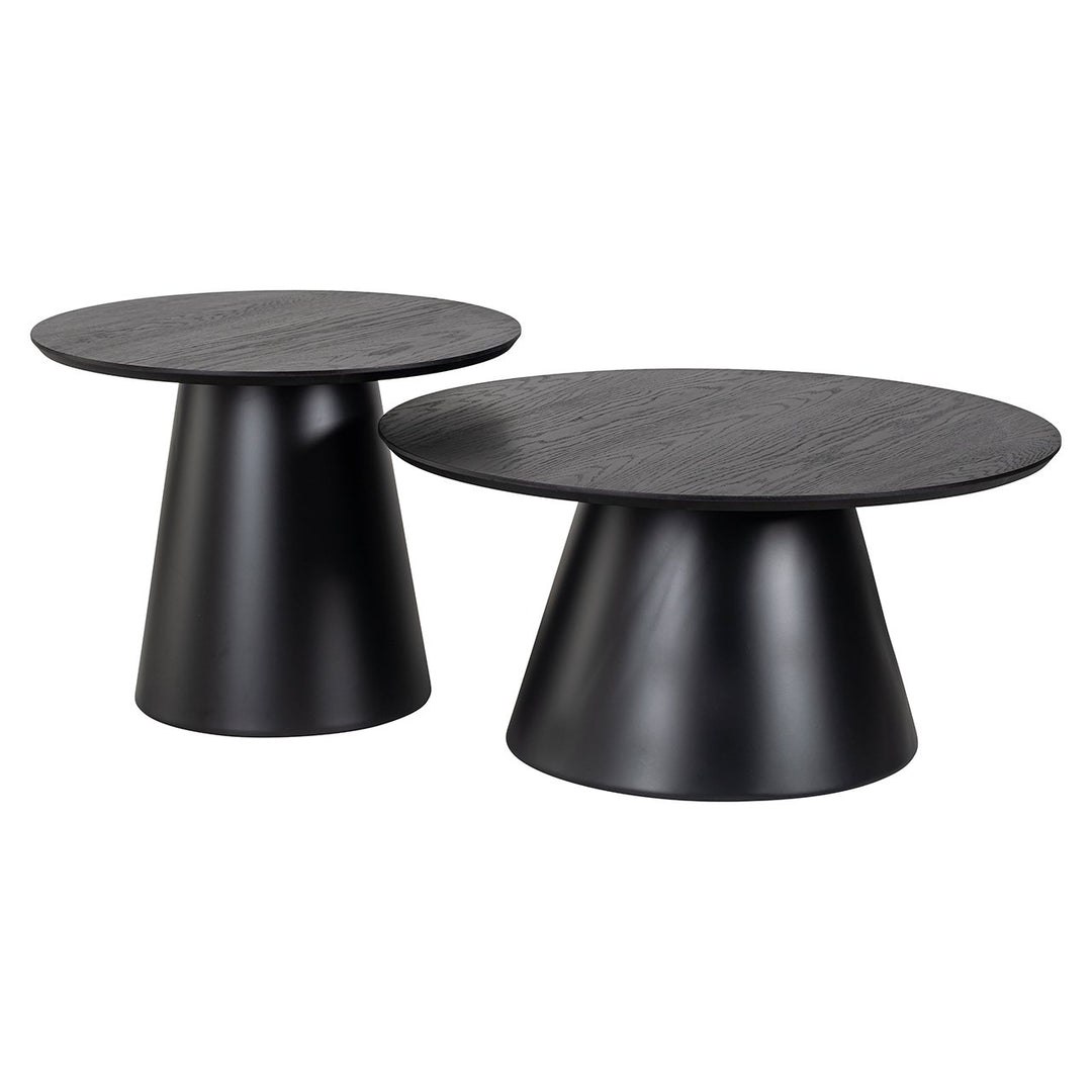 Jazz Set of 2 Round Coffee Tables Richmond 1