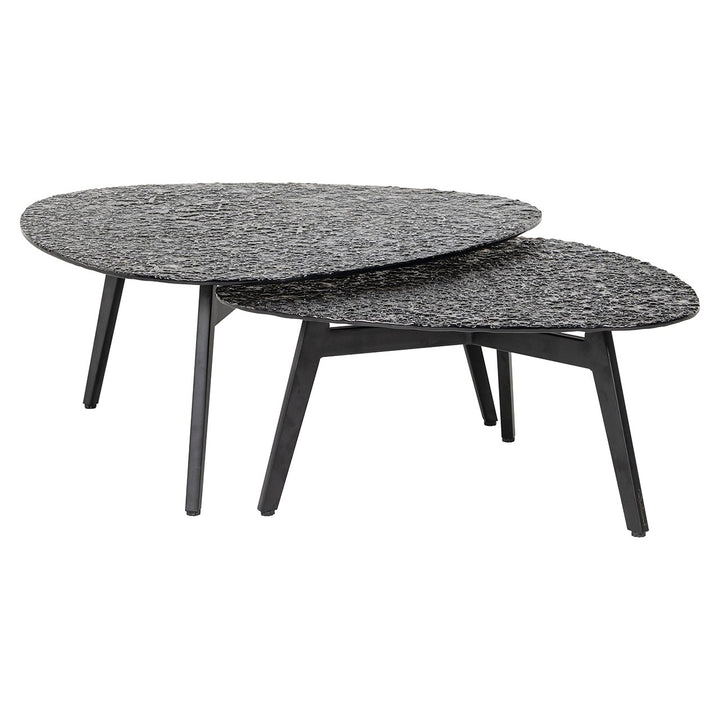 Riley Set of 2 Oval Coffee Tables Richmond 2
