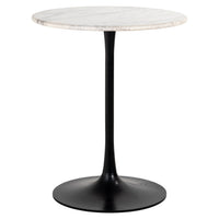 Richmond Interiors Carlten Round Bistro Table - White