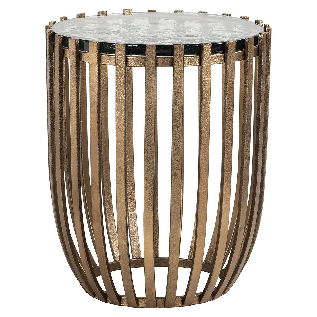 Richmond Interiors Volante Side Table in Gold