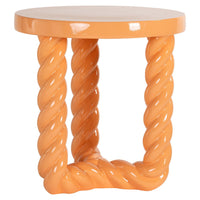 Richmond Interiors Rosly Side Table - Orange