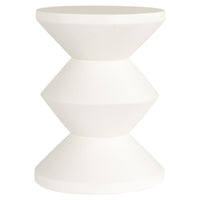 Richmond Interiors Bloomstone White Side Table