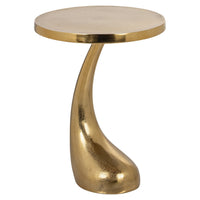 Richmond Interiors Dolphin End Table in Gold