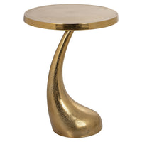 Richmond Interiors Dolphin End Table in Gold