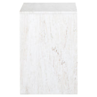 Richmond Interiors Moran Marble End Table in Beige