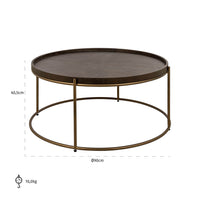 Richmond Interiors Zillown Brown Coffee Table