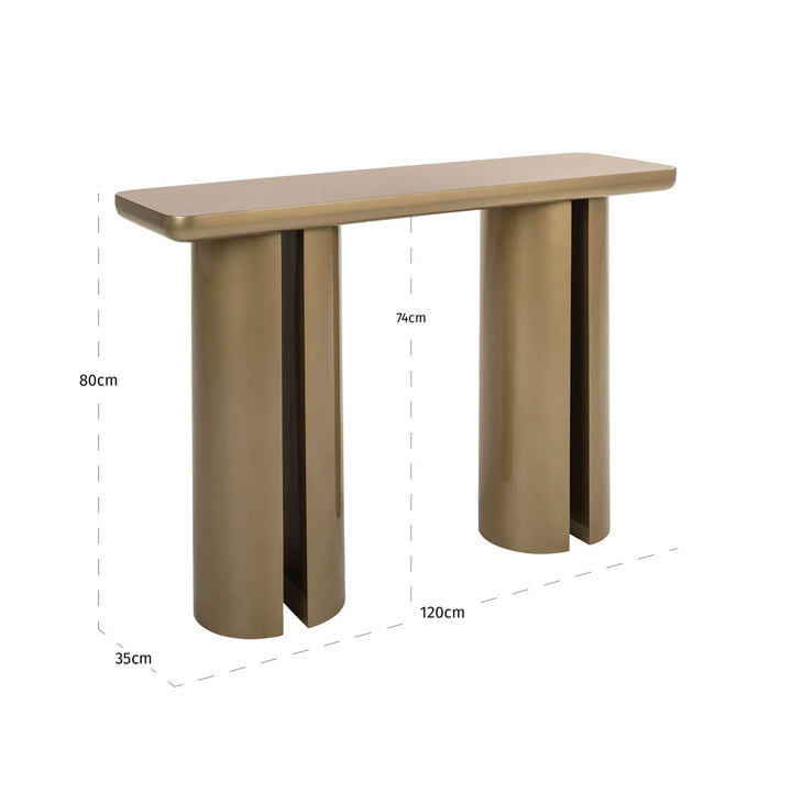 Whisker Console Table - Gold Richmond 6