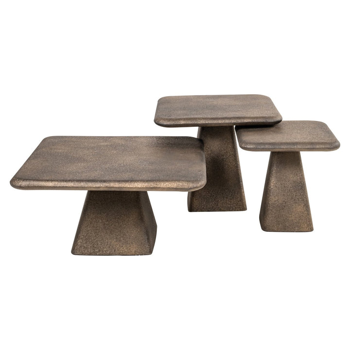 Marlie Set of 3 Coffee Tables - Gold Richmond 1